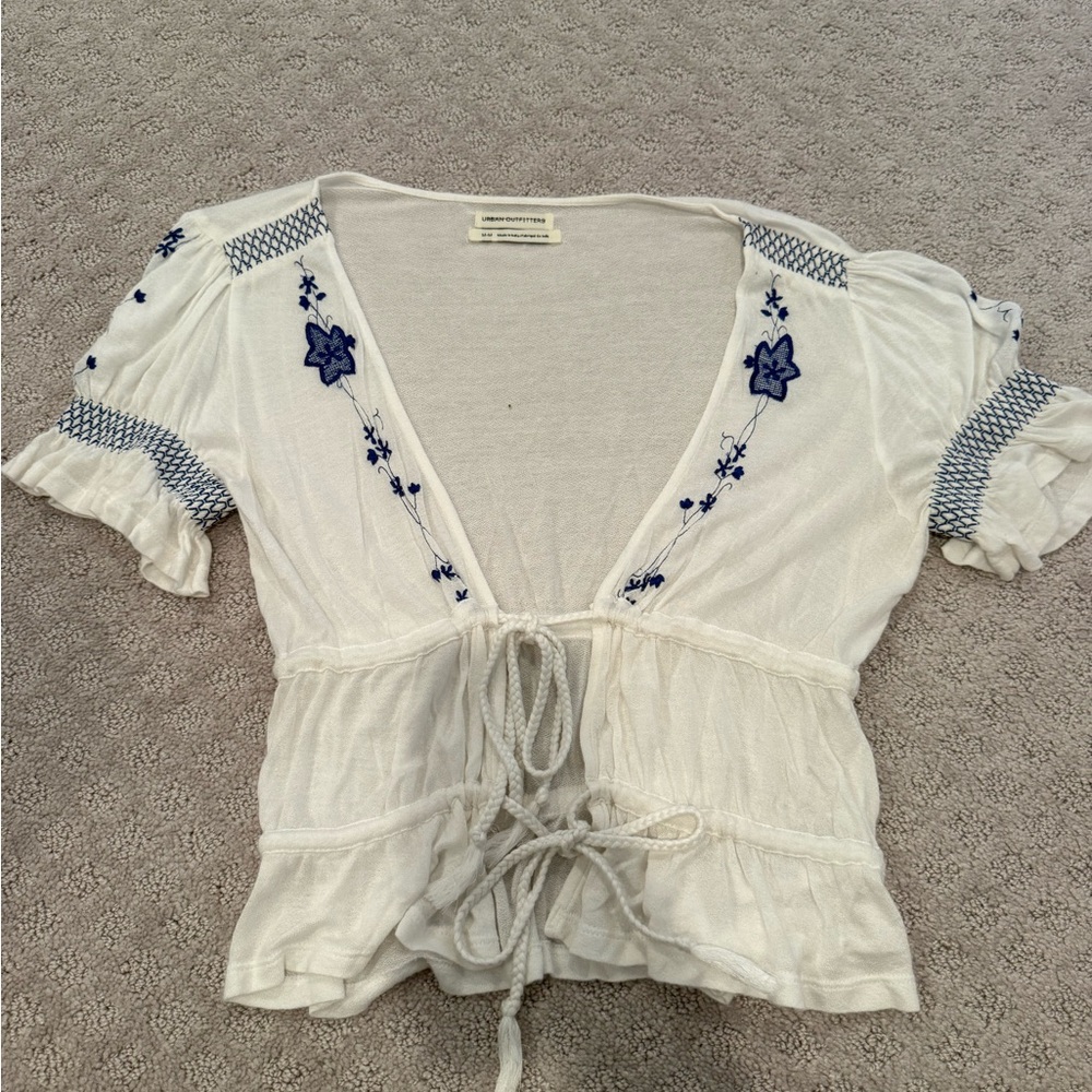 Urban Outfitters Flower Blouse